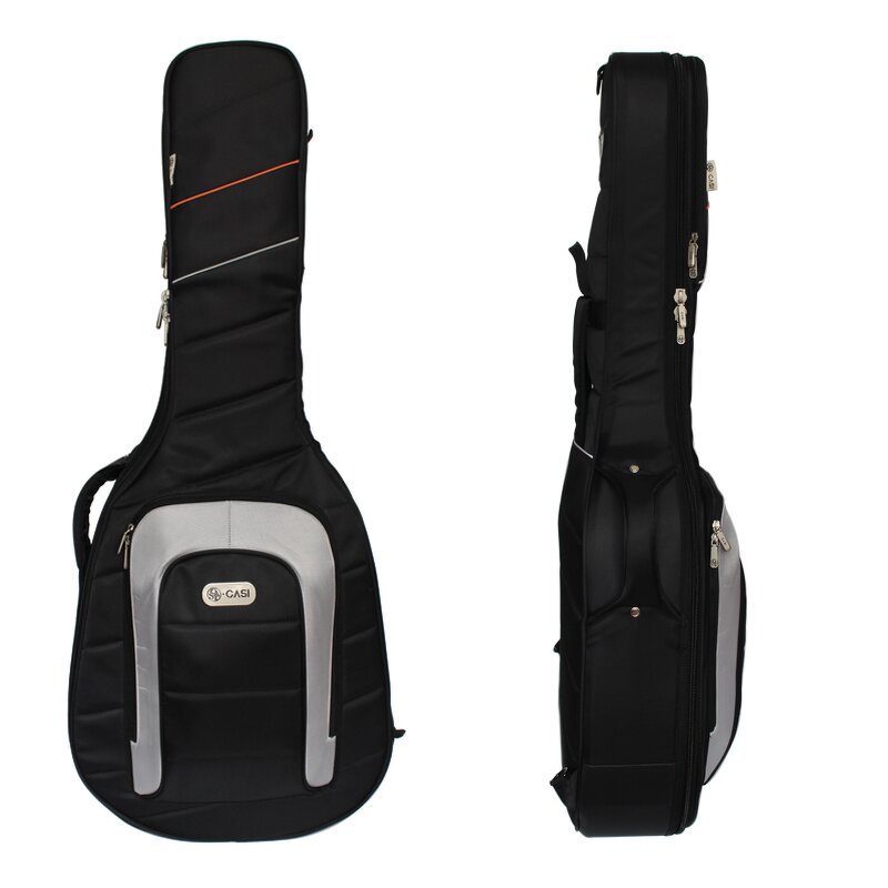 Guitar Bag Manufacturer - OEM 25mm Velvet Padded Acoustic Bass Guitar Bag