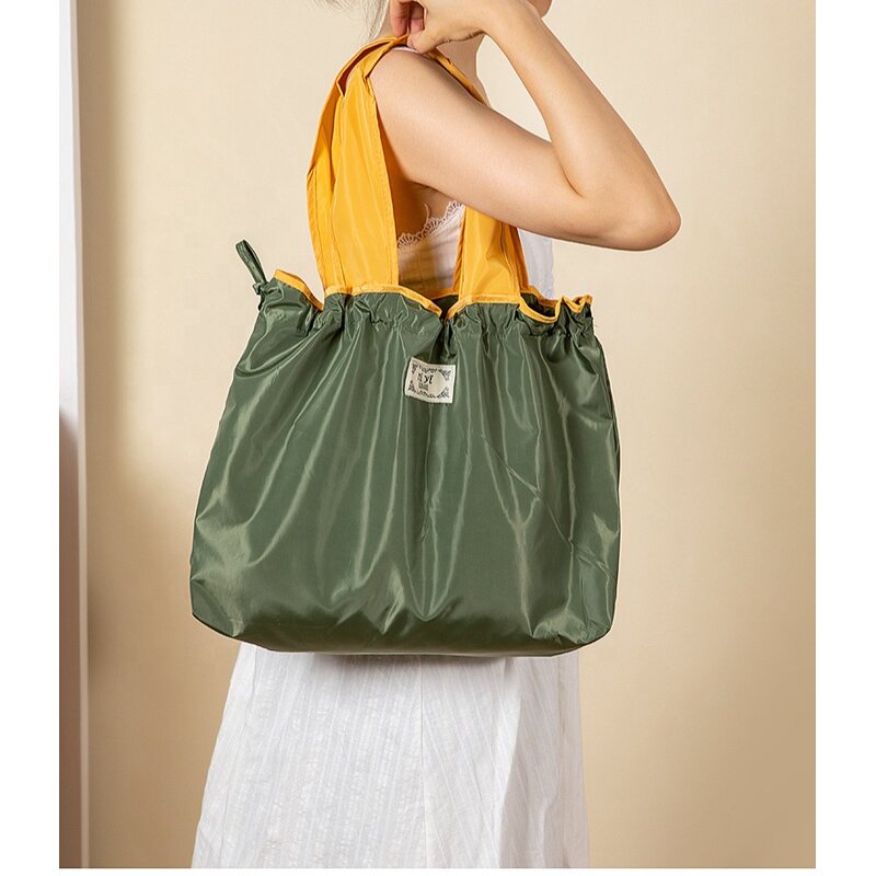 Foldable Tote Bag Manufacturer - Ultra-Lightweight Nylon Shopping Bag