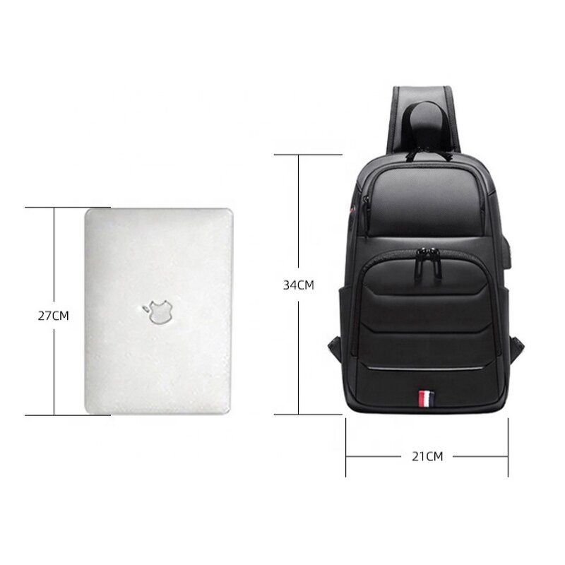 Men Crossbody Bag Supplier - Top Quality Multi-function Waterproof Chest Bag