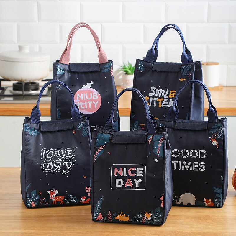 Insulated Lunch Bag Manufacturer - New Arrival Thickened Portable School Work Bag