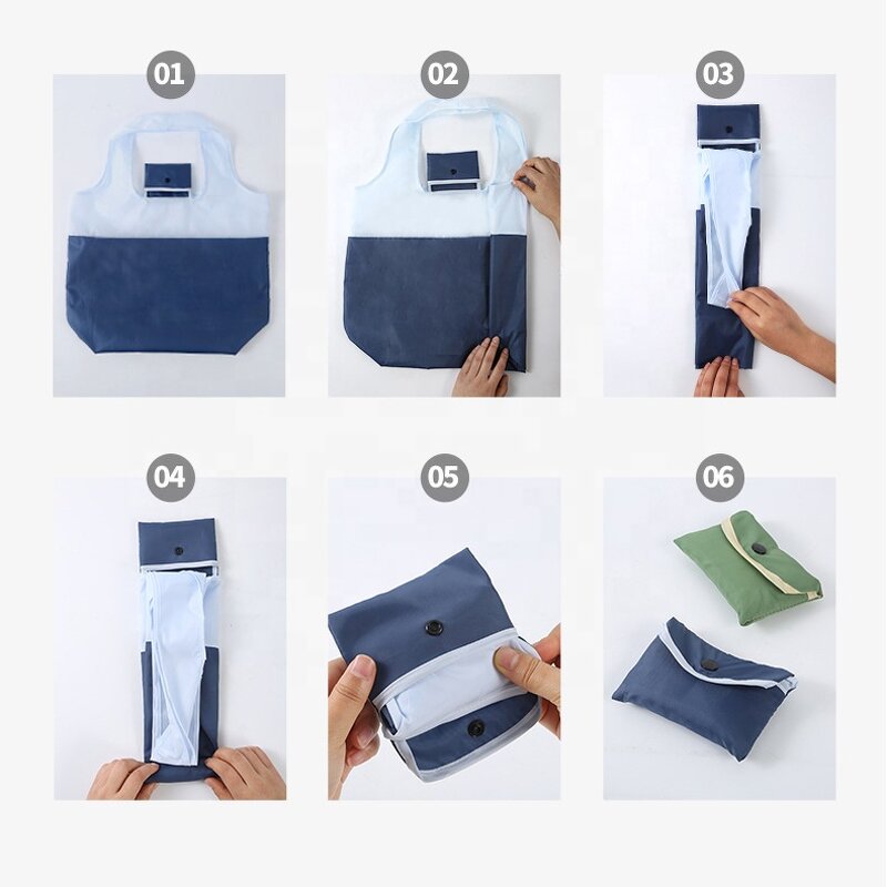 Foldable Shopping Bag Manufacturer - Recycled Waterproof Reusable Grocery Bag