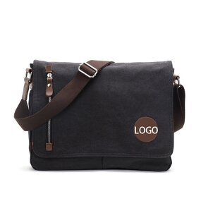 Shoulder Bag Supplier - Casual Men Vintage Crossbody Canvas Messenger Bag