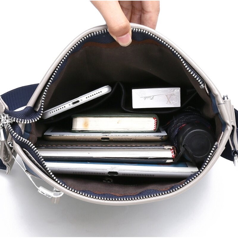 Messenger Bag Factory - Custom Waterproof Oxford Leather Crossbody Bag for Men