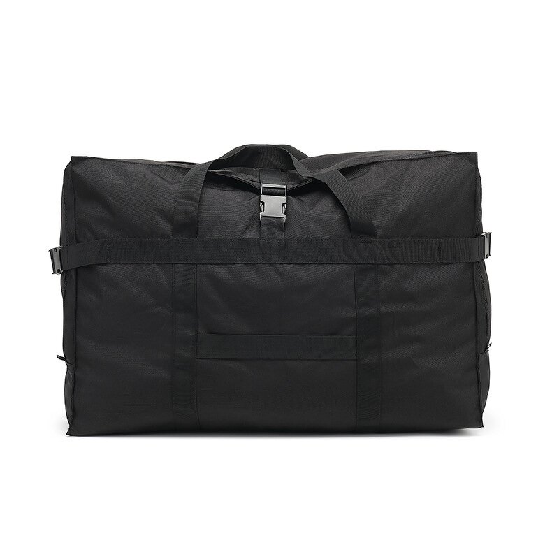 Storage Tote Factory - Heavy Duty Zipper Extra Large Moving Bag Black