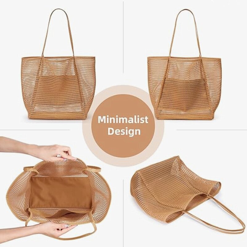 Mesh Tote Bag Factory - Wholesale Eco Friendly Foldable Ventilated Beach Bag