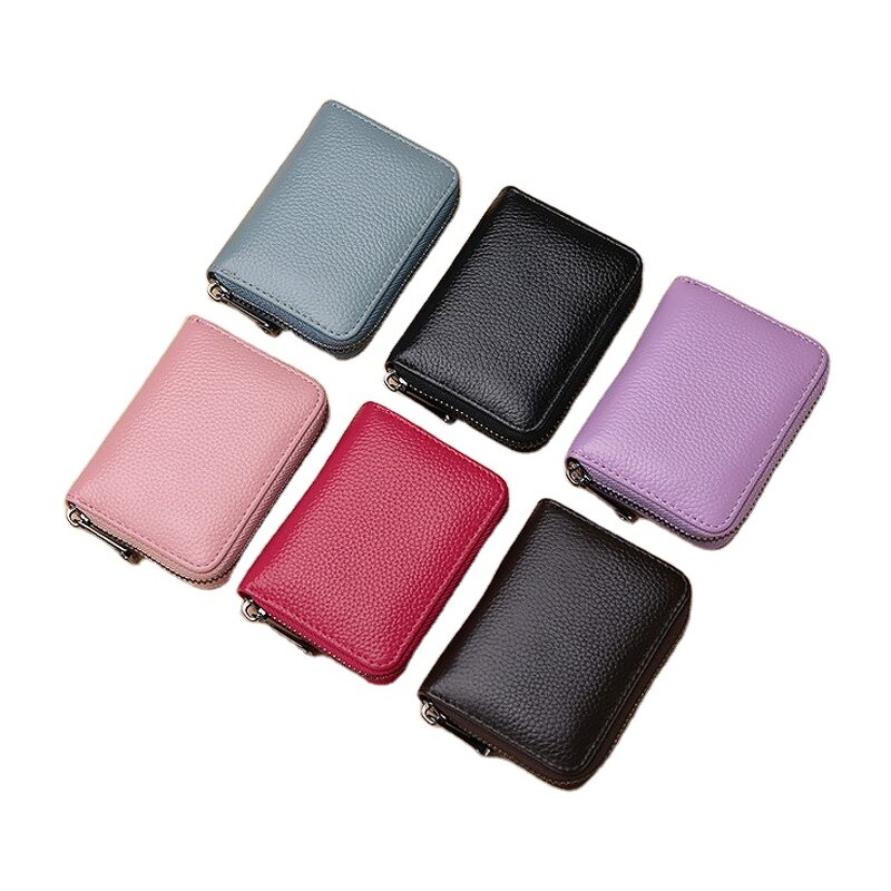 Card Holder Factory - Minimalist PU Leather RFID Wallet for Women