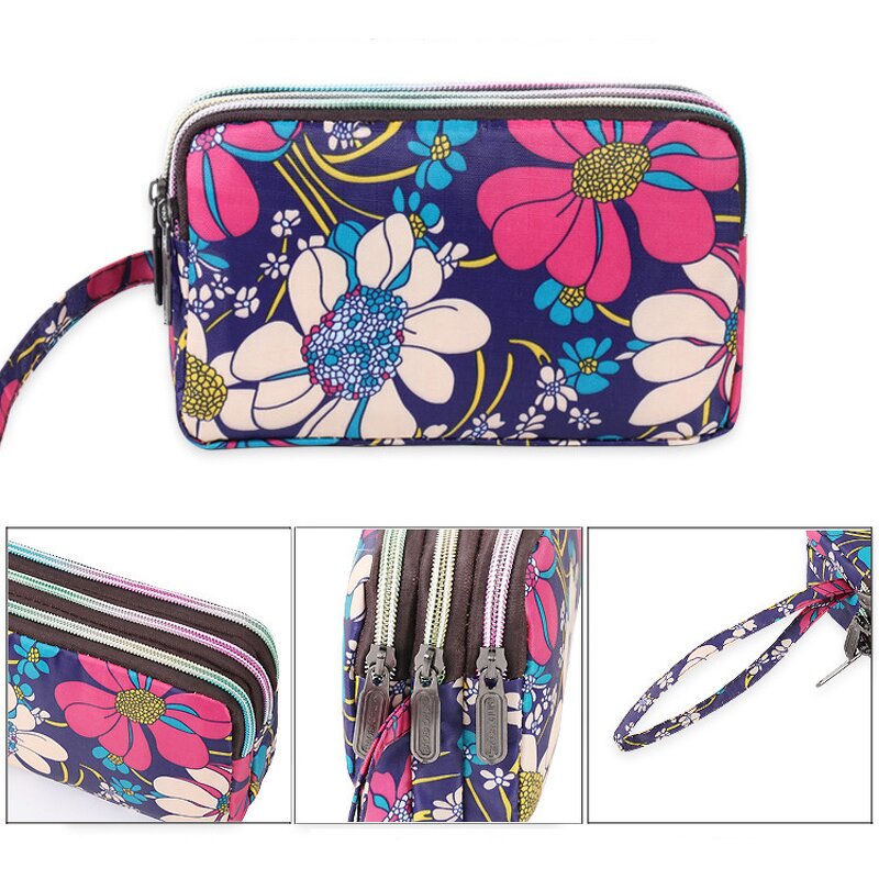 Clutch Wallet Factory - Women's Printed Nylon Waterproof Coin Purse