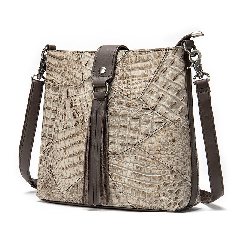 Leather Shoulder Bag Supplier - Classic Vintage Genuine Leather Women's Bag