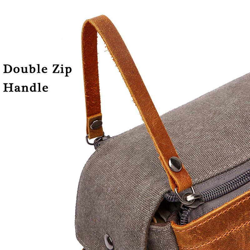 Toiletry Bag Factory - Men Shaving Kit Dopp Kit Canvas Travel Bag