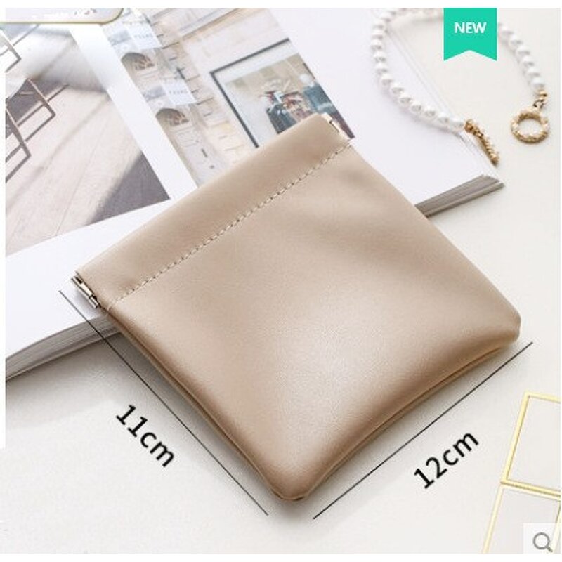 PU Leather Makeup Bag Manufacturer - Mini Cosmetic Jewelry Pouch Snap Closure