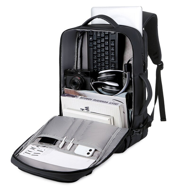 Laptop Backpack Factory - OEM Large Capacity Oxford USB Travel Backpack