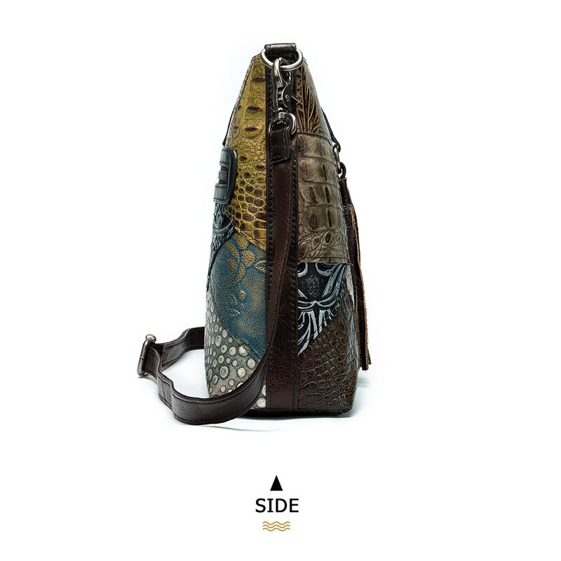 Leather Shoulder Bag Supplier - Classic Vintage Genuine Leather Women's Bag