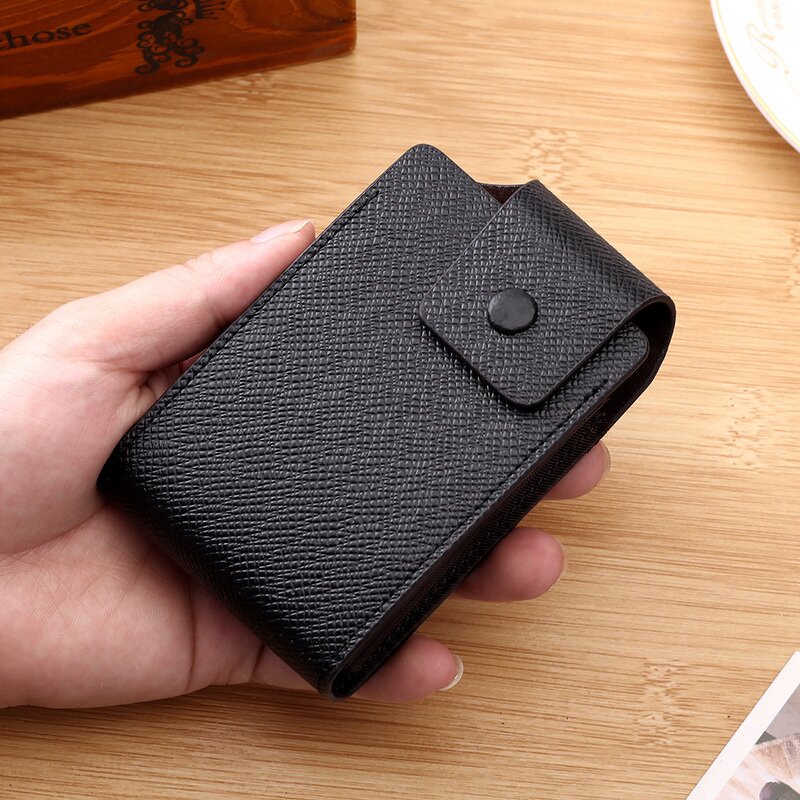 Card Holder Supplier - Premium Leather Multi Card Coin Pocket Organizer