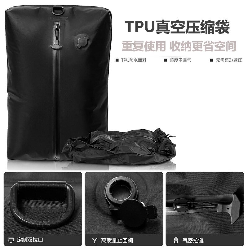 Travel Storage Bag Factory - Geometric TPU Vacuum Compression Waterproof Bag