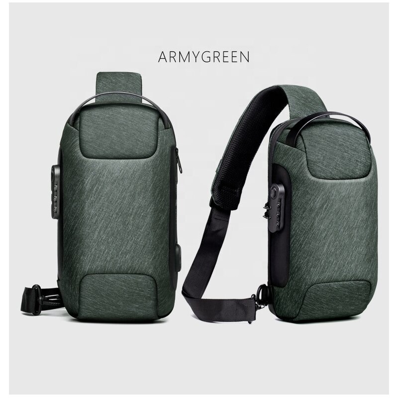 Messenger Bag Factory - Anti-Theft Waterproof Large Capacity Chest Sling Bag
