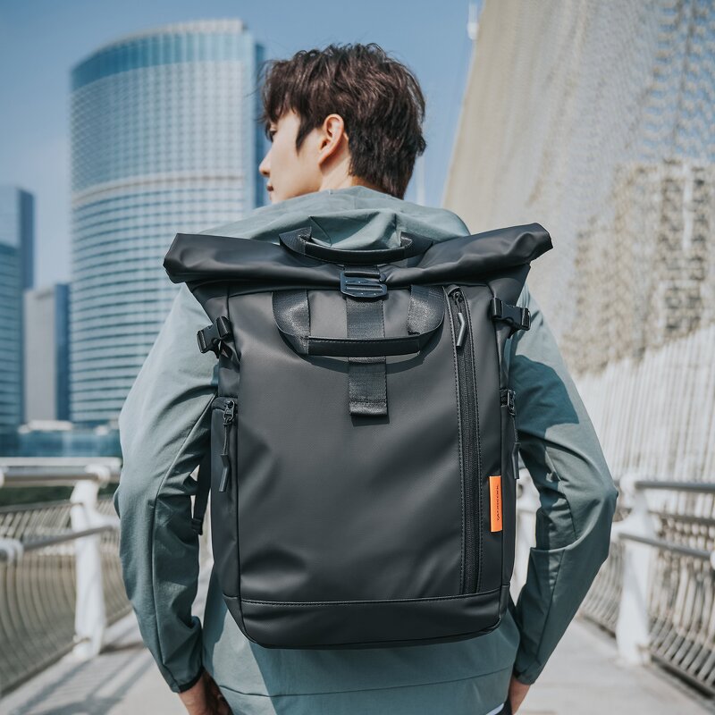 Rolltop Backpack Manufacturer - Water-resistant Expandable Travel Backpack