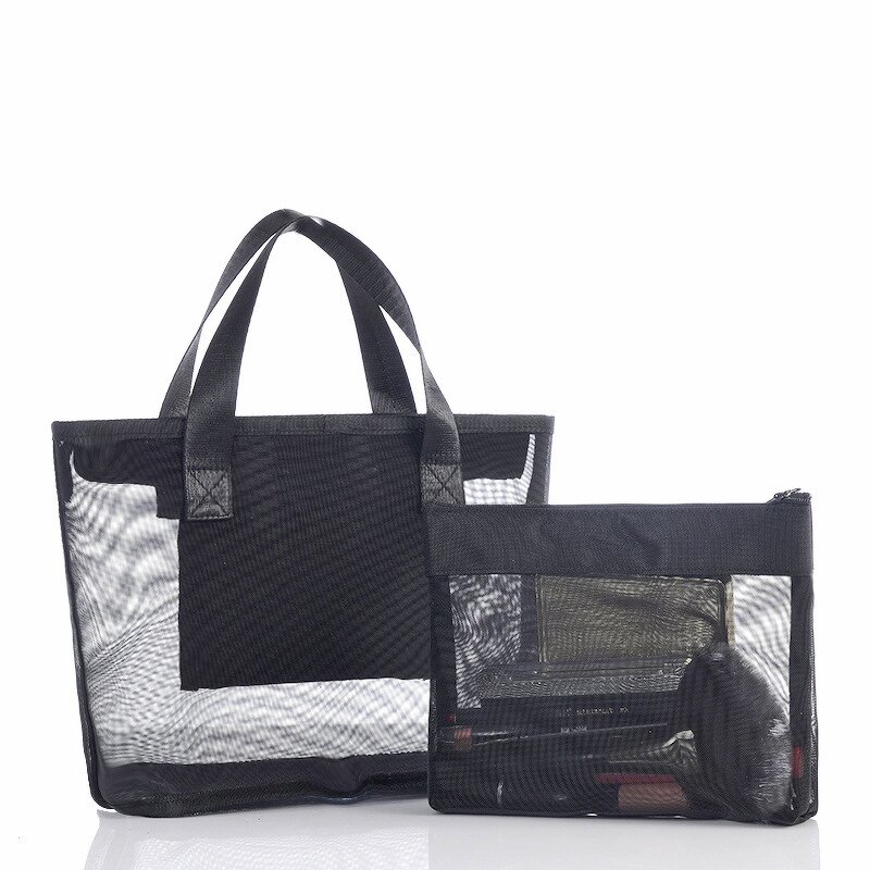 Mesh Tote Bag Factory - Large Capacity Nylon Portable Travel Organizer Set