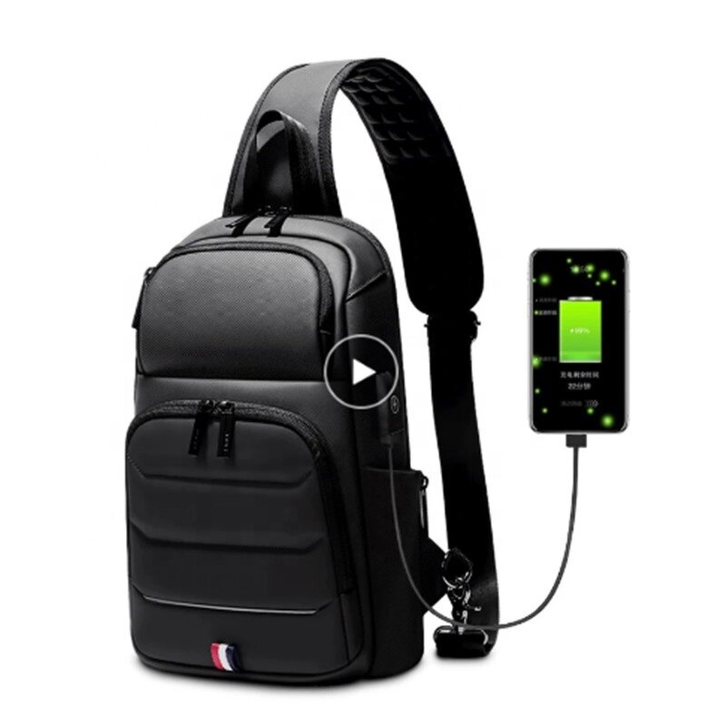 Men Crossbody Bag Supplier - Top Quality Multi-function Waterproof Chest Bag