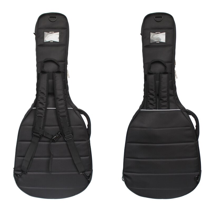 Guitar Bag Manufacturer - OEM 25mm Velvet Padded Acoustic Bass Guitar Bag