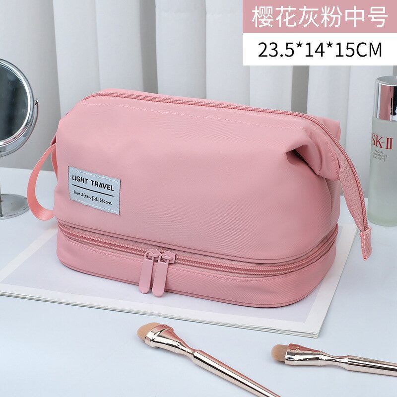 Cosmetic Organizer Supplier - Large Wet Dry Pockets Travel Shower Bag