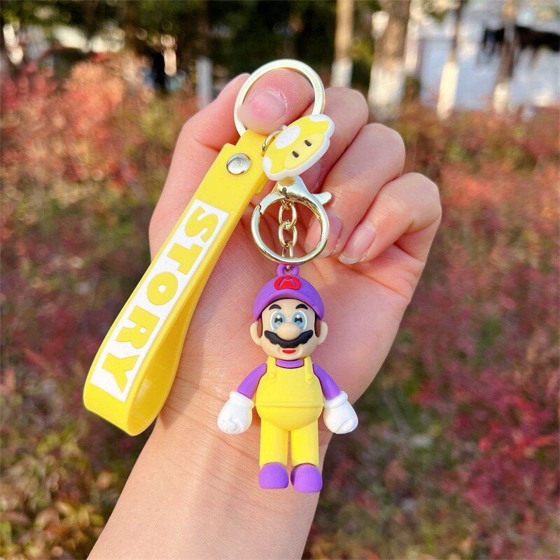 Mario Key Chain Manufacturer - OEM/ODM Custom 10 Style 3D Backpack Pendant