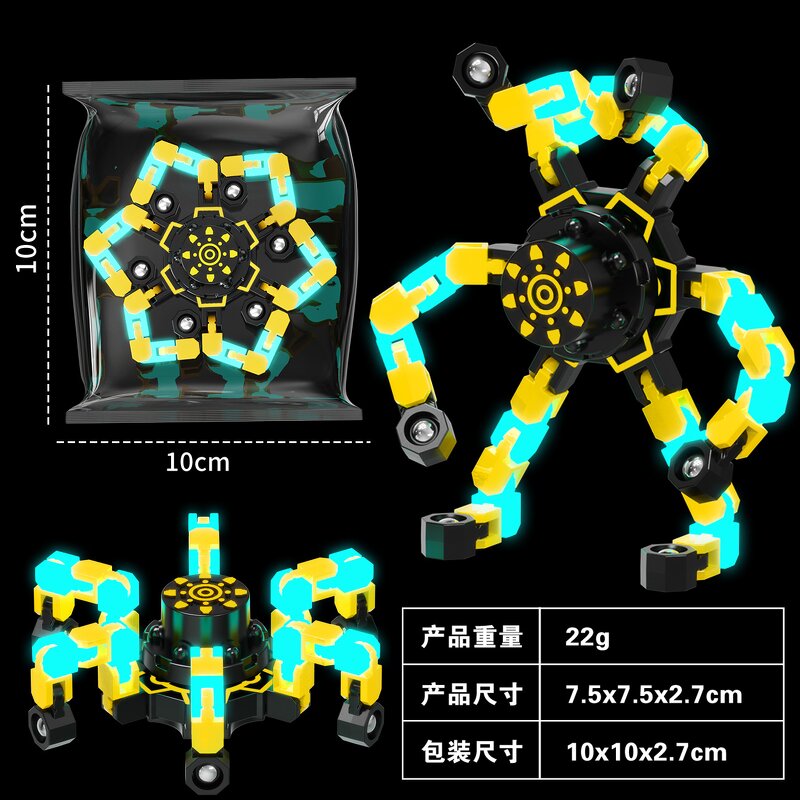 LED Fidget Spinner Manufacturer - OEM/ODM Custom Can Emit Light Gyro Toy
