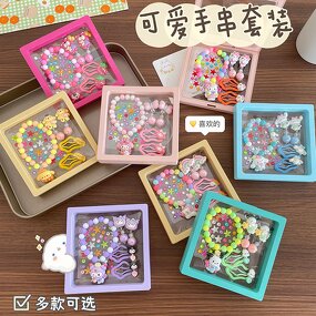 Sanrio Jewelry Set Manufacturer - OEM/ODM Custom 6 Pcs Crystal Bracelet Earring
