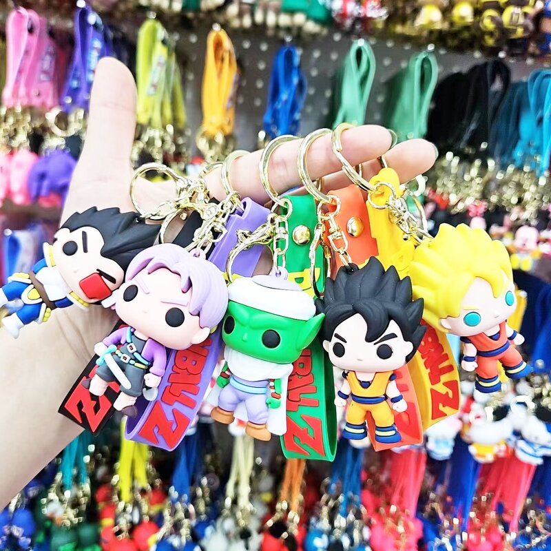 Dragonball Keychain Manufacturer - OEM/ODM Custom 10 Styles Goku Vegeta 3D