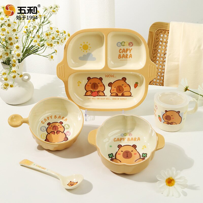 Capybara Tableware Manufacturer - OEM/ODM Custom Melamine Cute Child Set