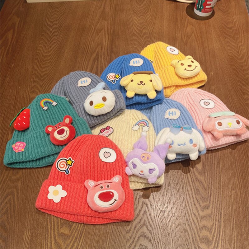 Children Wool Hat Manufacturer - OEM/ODM Custom Sanrios Kuromi Warm Pullover