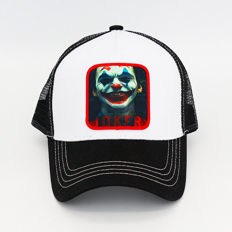 Joker Print Cap Manufacturer - OEM/ODM Custom 19 Styles Mesh Baseball Sunscreen