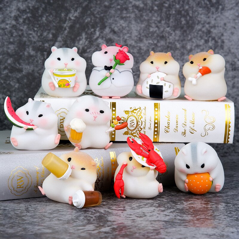 Hamster Blind Box Manufacturer - OEM/ODM Custom Cartoon Flocking Animal Surprise
