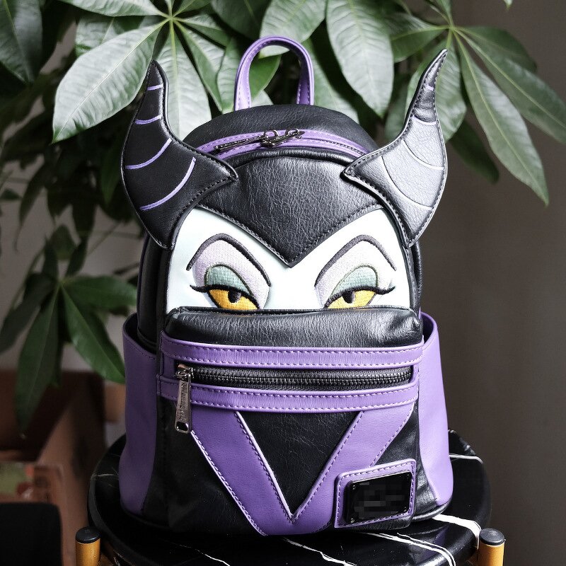 Maleficent Backpack Manufacturer - OEM/ODM Custom Lounge Fly PU Leather Schoolbag