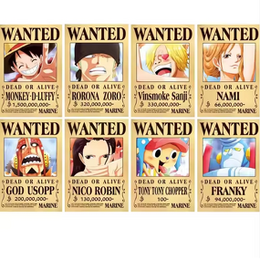 Luffy Bounty Poster Manufacturer - OEM/ODM Custom Cowhide Paper Wall Decoration