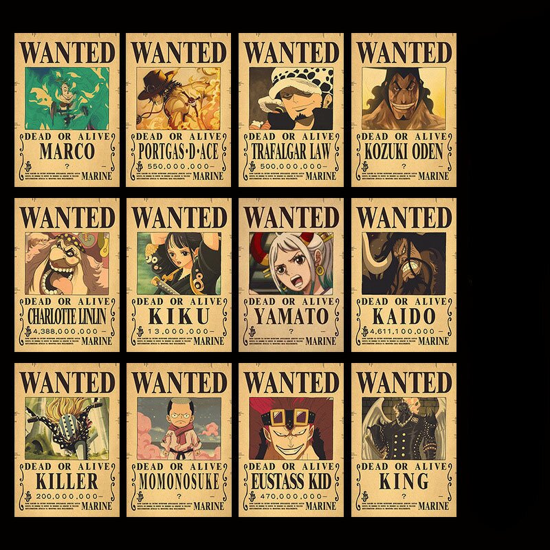 Luffy Bounty Poster Manufacturer - OEM/ODM Custom Cowhide Paper Wall Decoration