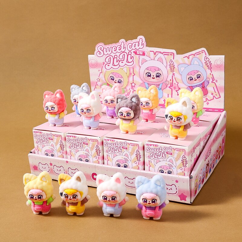 Miniature Figure Blind Box Manufacturer - OEM/ODM Custom 12 Pcs Cute Cat Mystery