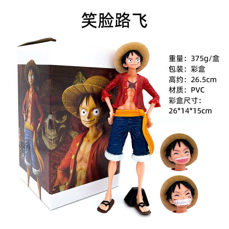 Luffy Car Figure Manufacturer - OEM/ODM Custom 18CM Removable PVC Decoration