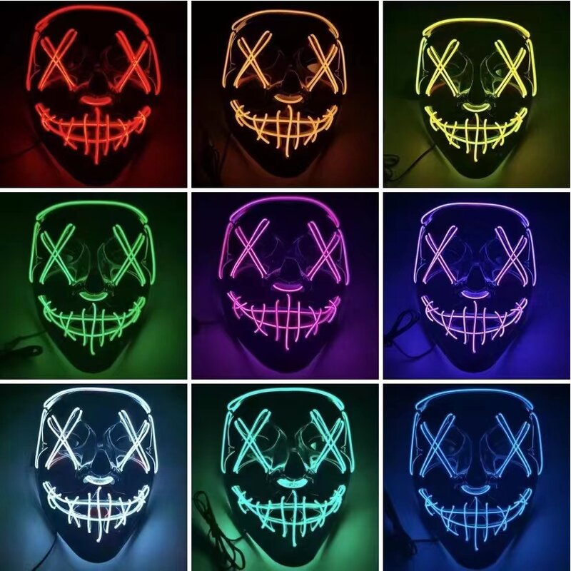 Halloween LED Mask Manufacturer - OEM/ODM Custom Glowing Sparkling Blood Horror