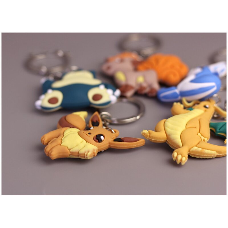 Snorlax Keychain Manufacturer - OEM/ODM Custom 5 Styles 4-7cm Double Side