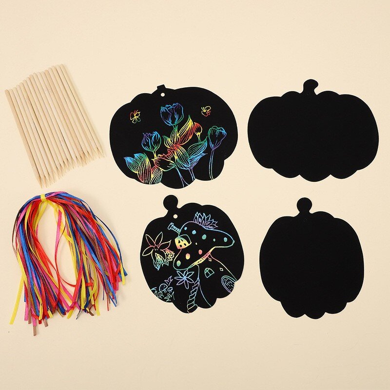 Scratch Card Set Manufacturer - OEM/ODM Custom Halloween Magic Rainbow DIY