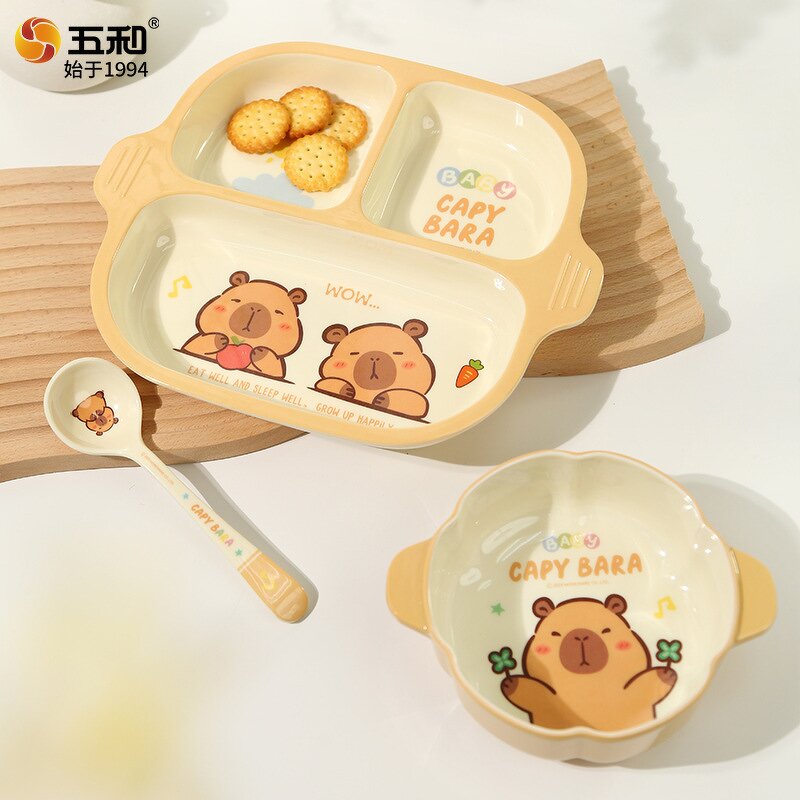 Capybara Tableware Manufacturer - OEM/ODM Custom Melamine Cute Child Set