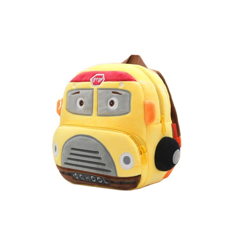 Car Plush Backpack Manufacturer - OEM/ODM Custom 10 Styles Cartoon Racer Police