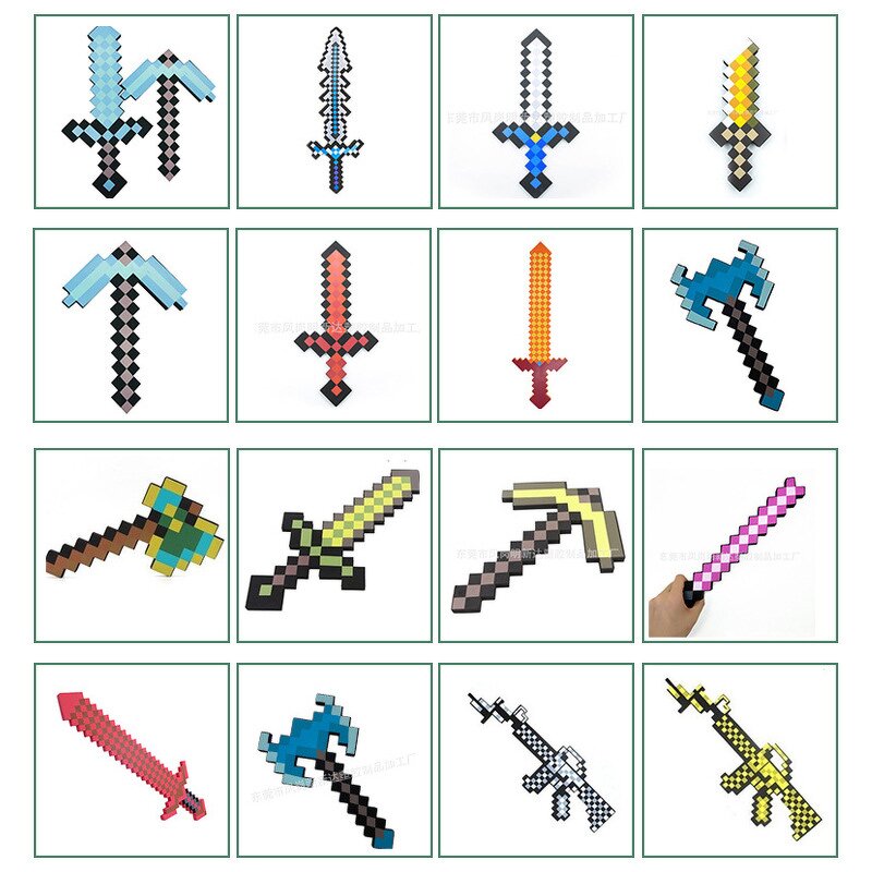 Minecraft Sword Toy Manufacturer - OEM/ODM Custom 37 Style My World EVA Froth