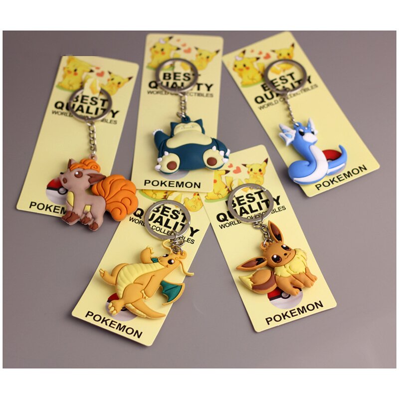 Snorlax Keychain Manufacturer - OEM/ODM Custom 5 Styles 4-7cm Double Side
