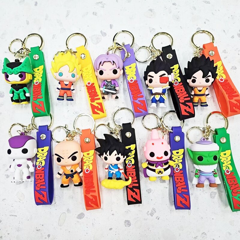Dragonball Keychain Manufacturer - OEM/ODM Custom 10 Styles Goku Vegeta 3D