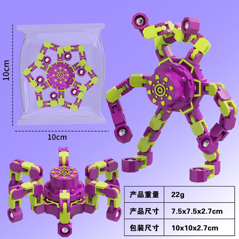 Transformable Fidget Spinner Manufacturer - OEM/ODM Custom Stress Relief ADHD Toy