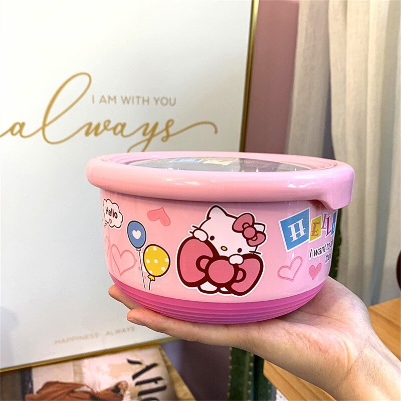 Hello Kitty Lunch Box Manufacturer - OEM/ODM Custom Stainless Steel Sealed Heat