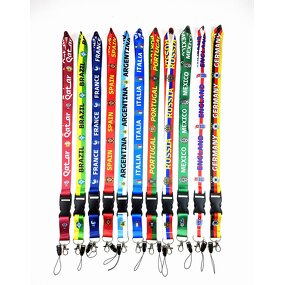 Soccer Lanyard Manufacturer - OEM/ODM Custom Polyester Detachable Keychain
