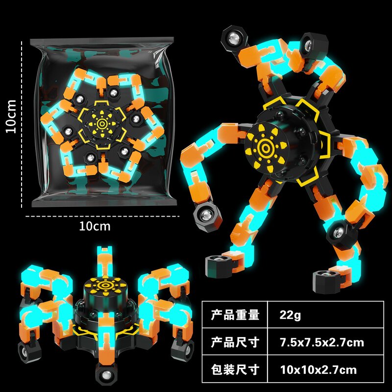 LED Fidget Spinner Manufacturer - OEM/ODM Custom Can Emit Light Gyro Toy