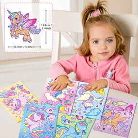 My Little Pony Sticker Manufacturer - OEM/ODM Custom 6 Pcs DIY Puzzle Waterproof